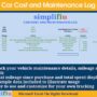 Auto Car Vehicle Maintenance Cost Tracker Excel Spreadsheet - Etsy